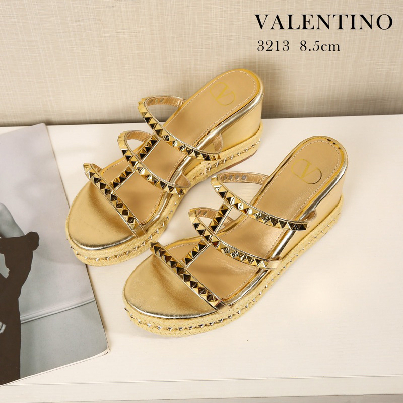 Sandal Wedges Impor Premium Valentino 3213