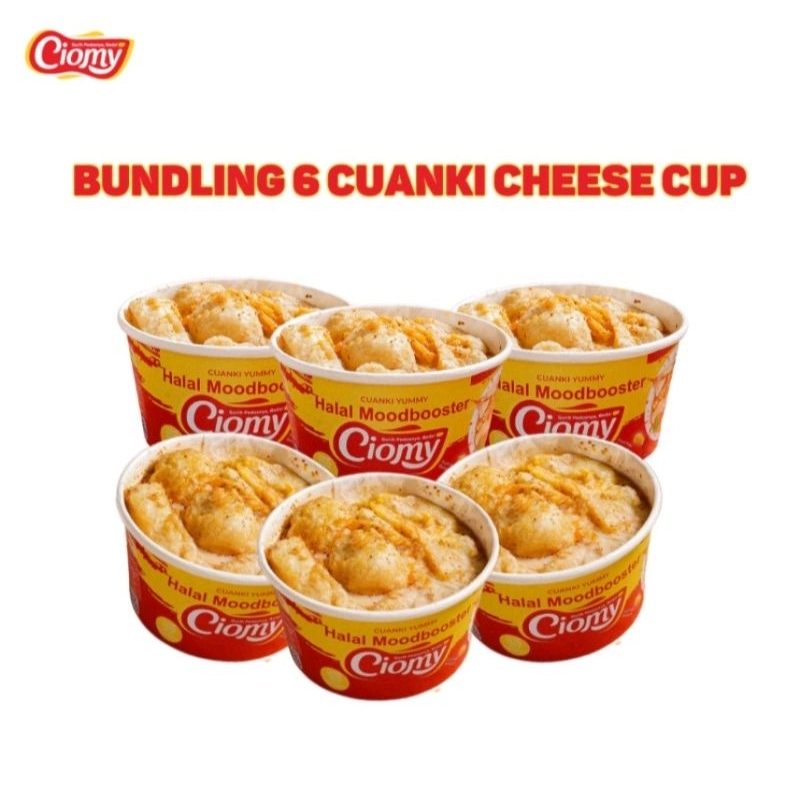 

- Terbaru Promo Paket Bundling Hemat 6 Cuanki Kuah Keju/Cuanki cup cheese spicy 6 cup