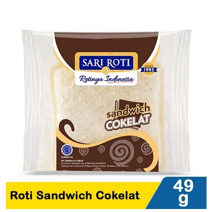 

Sari Roti Sandwich Cokelat 49 Gram