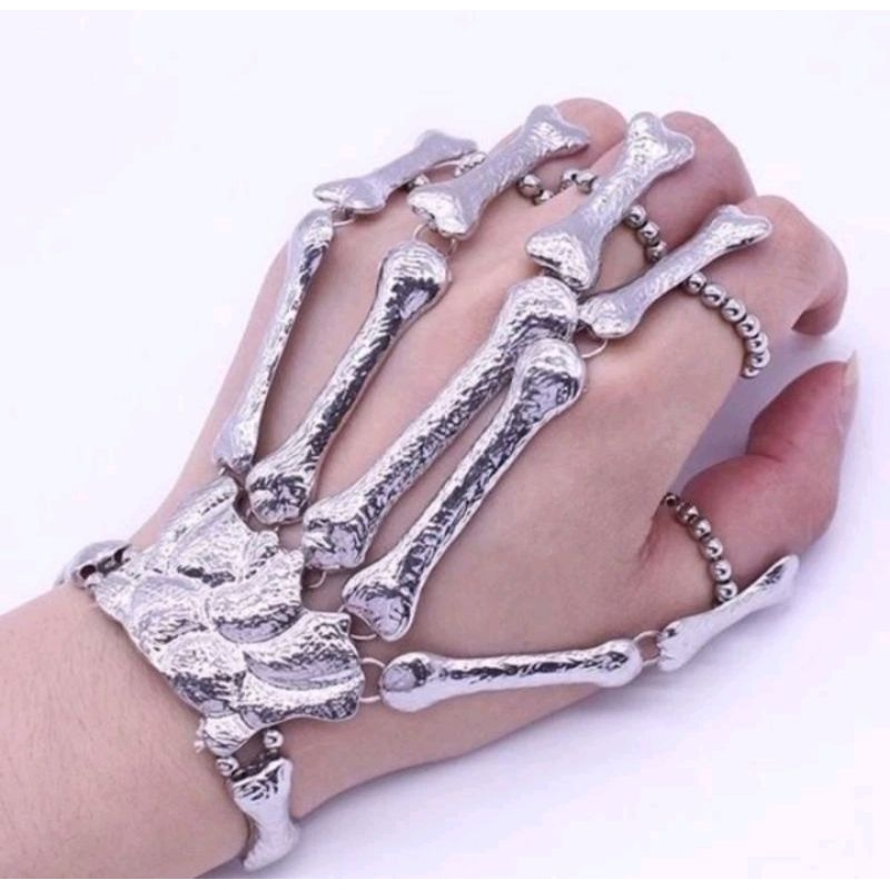 Gelang Silver Tengkorak