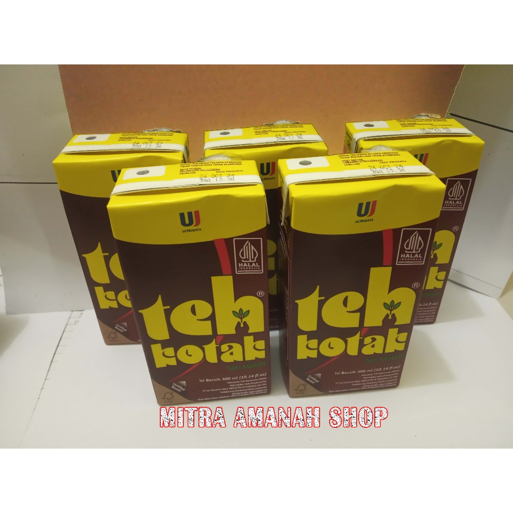 

Teh Kotak Ultra 300ml | Rasa Original (Melati) | Paket 5 pcs