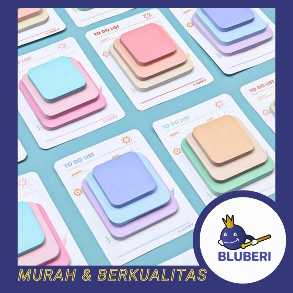 

BLUBERI | STICKY NOTE PASTEL MEMOPAD SET NP11