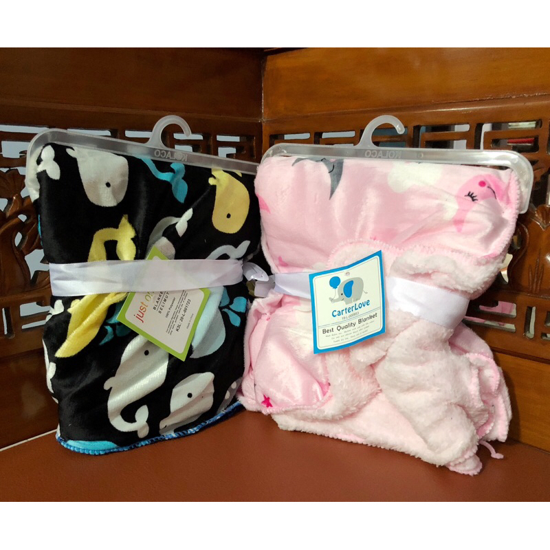 Selimut Bayi Double Fleece Carter Love Just One you - Baby Blanket