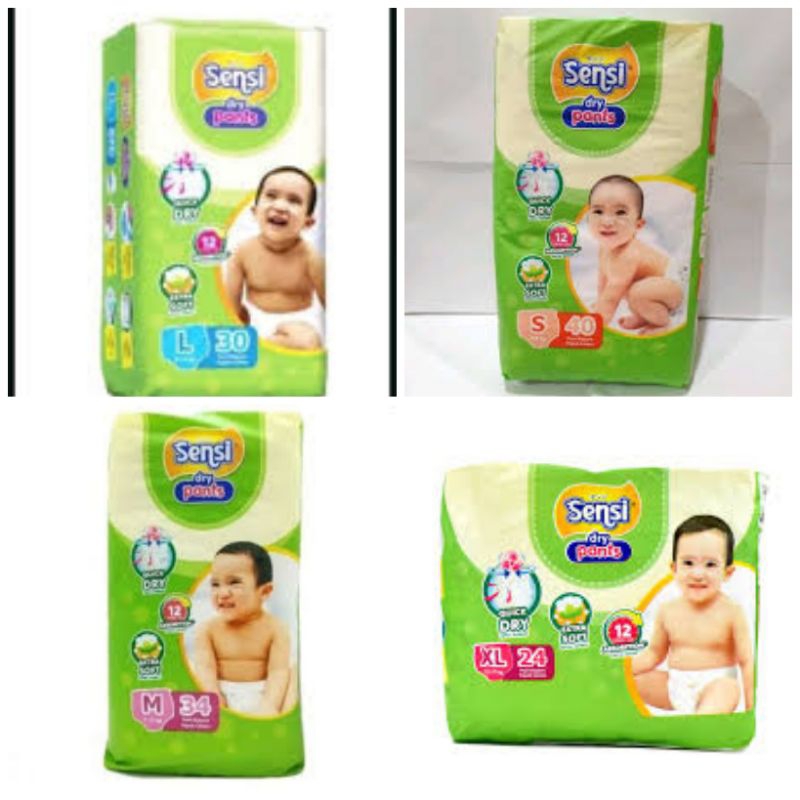 PAMPERS SENSI PANTS SIZE S, M, L, XL