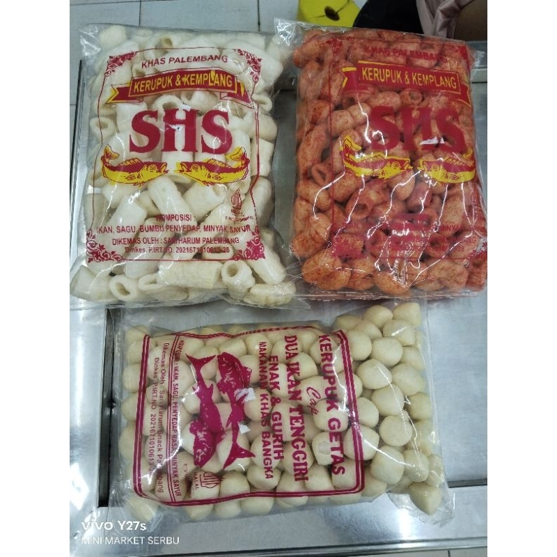 

KERUPUK/GETAS OLEH" KHAS PALEMBANG / BUNDLING 3 PACK