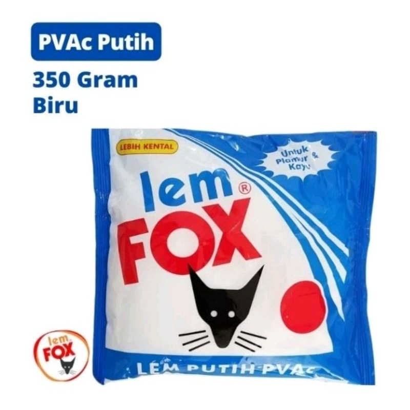 

Lem PVAc Putih Fox 350 Gram Fox Biru Lim Kayu