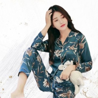 { MyReseller } Stelan Sleepwear Malam Rumahan Women Muslimah Hijabers Corak Motif Kekinian Terbaru N