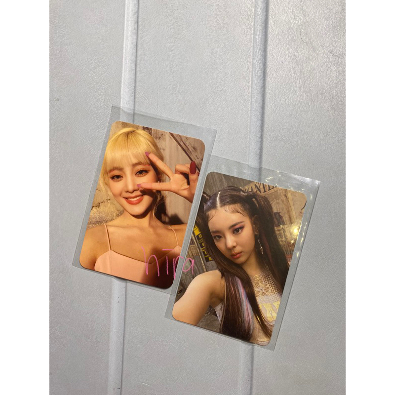 photocard g idle minnie itzy lia