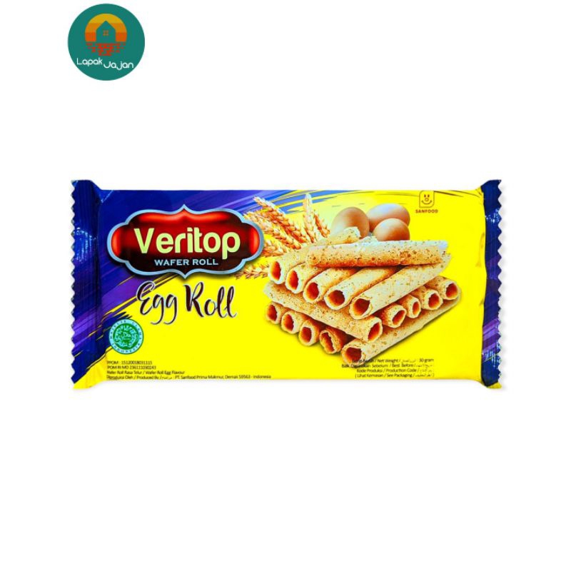 

Veritop waferroll egg roll 30 gr