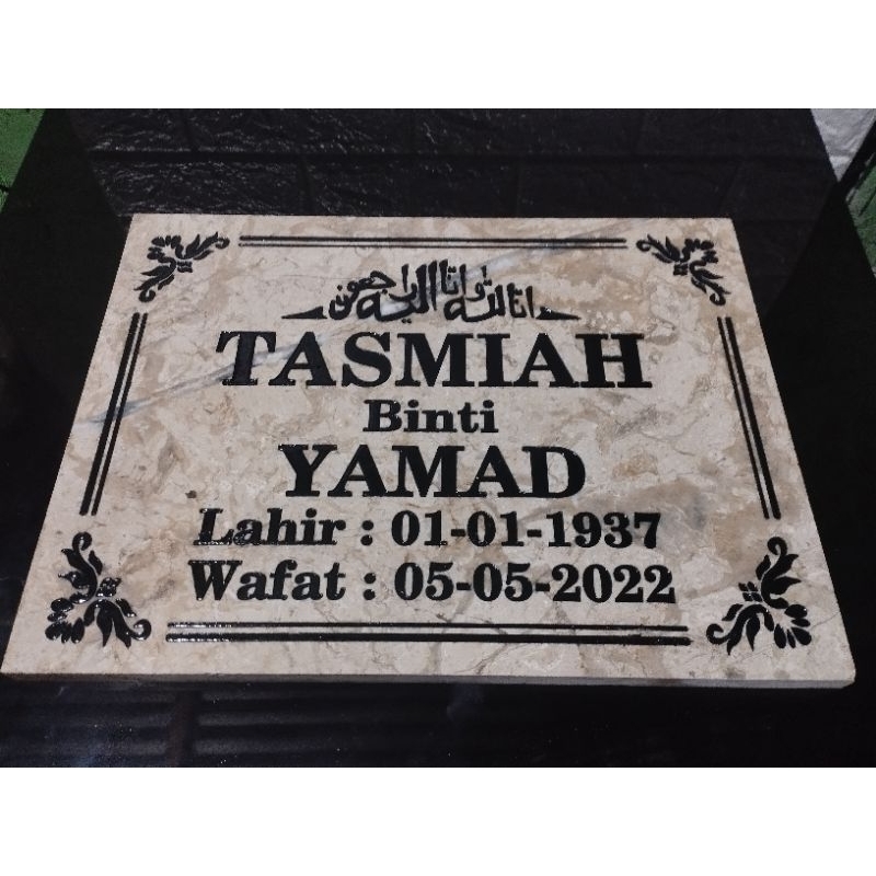 BATU NISAN 30X40 MARMER ASLI