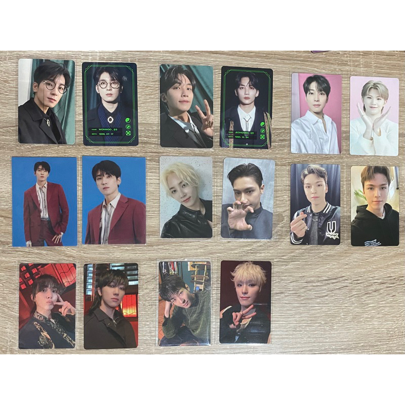 [READY] Seventeen Wonwoo Jeonghan Dino Chan Minghao The8 Vernon Jun Woozi heaven memberkit game boi 