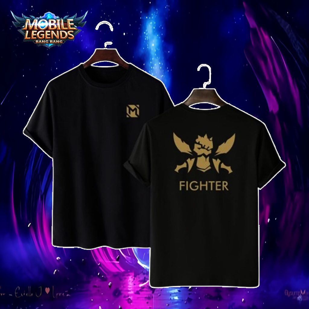 Kaos T-shirt Mobile Legend Role Fighter Baju ML Game Moba Distro Atasan Pria Wanita Premium