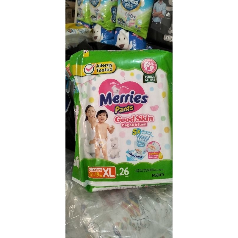 popok celana merries xl