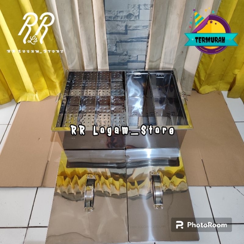 Dandang Bakso Prasmanan/Dandang bakso kotak sekat 70x45x25