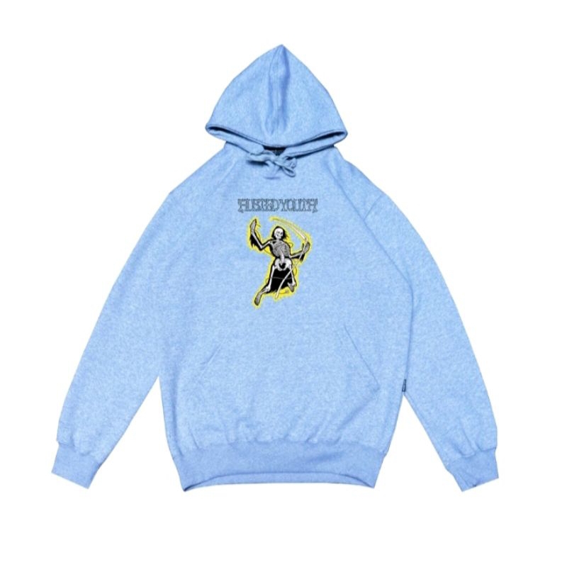 HUSTED CHID GREY HOODIE