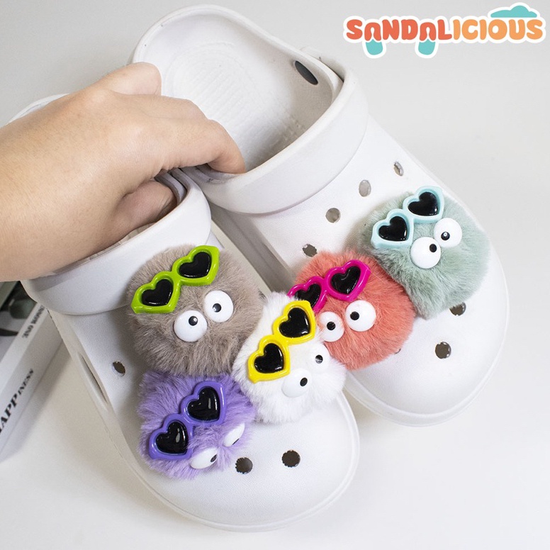 DISKON jibitz pompom jibbitz pompom accesories sepatu pompom jibbitz lucu jibitz lucu jibitz crocsji