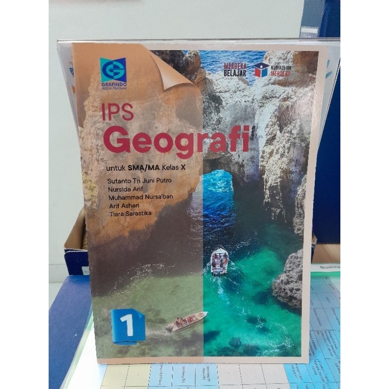 Buku Pelajaran Geografi Kelas 10 Kurikulum Merdeka - Penerbit Grafindo