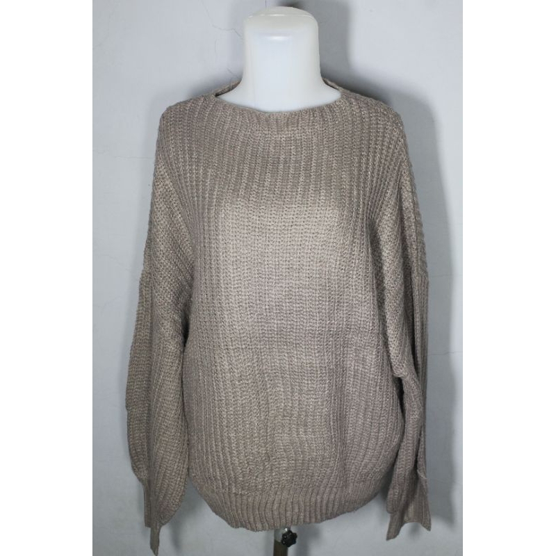 EARTH MUSIC & ECOLOGY Sweater Lengan Balon