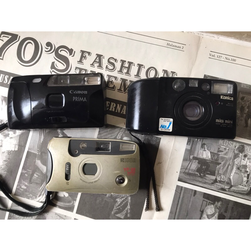 Kamera Analog Ricoh, Konica dan Canon