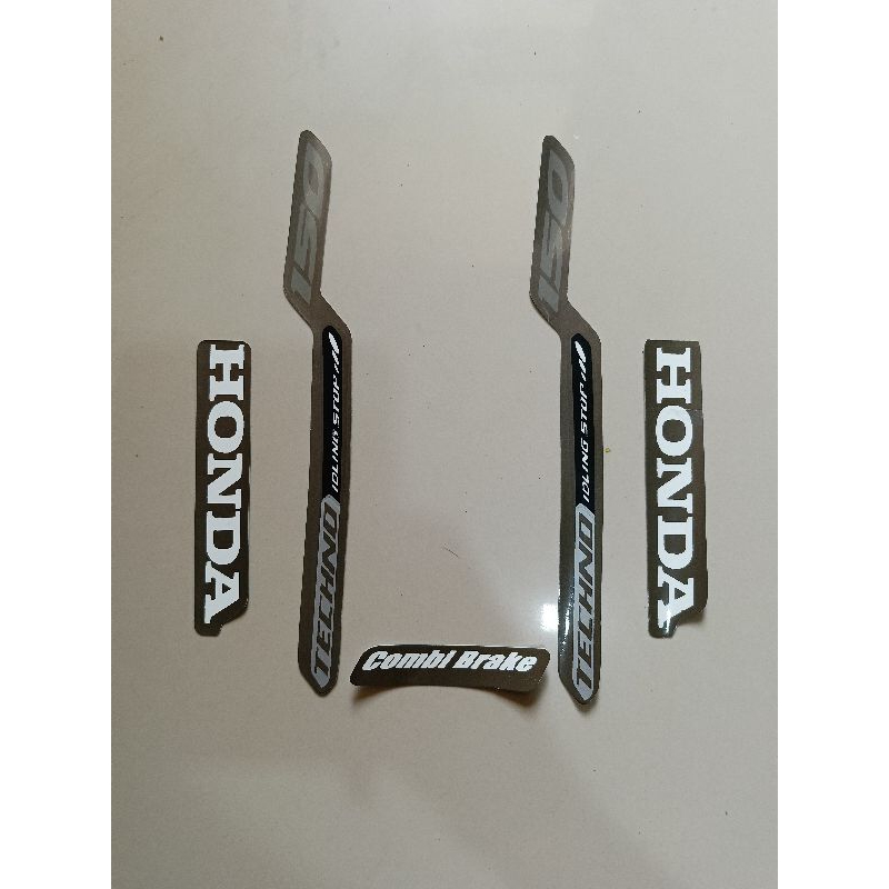 striping stiker Vario 150 coklat 2015 2016