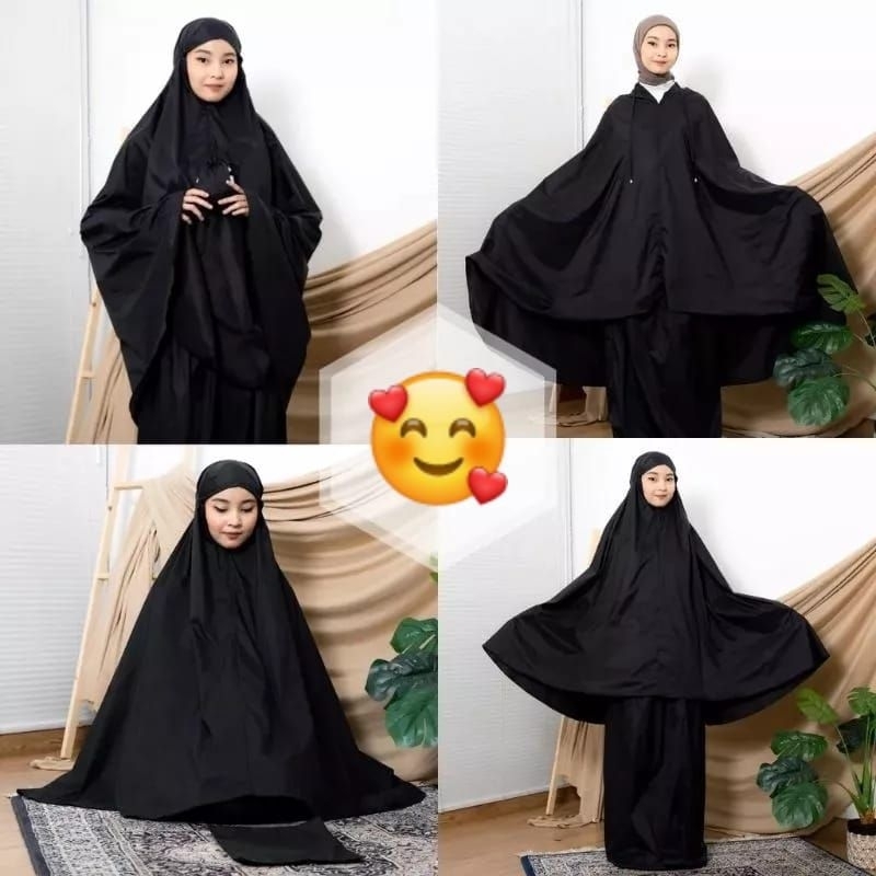 Mukena mini travelling parasut premium Korea