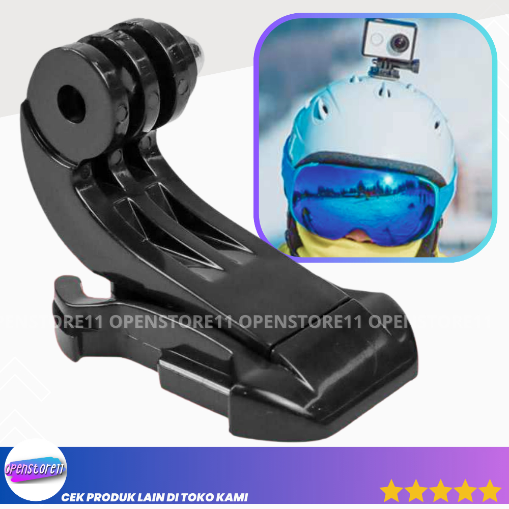 Dudukan Kamera Helm Motor GoPro Xiaomi Yi Helmet Front Mount Camera