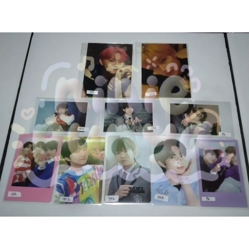 PHOTOCARD ENHYPEN / PC HEESEUNG CHIBI/HEESEUNG SERAGAM SEKOLAH/PC JUNGWOON