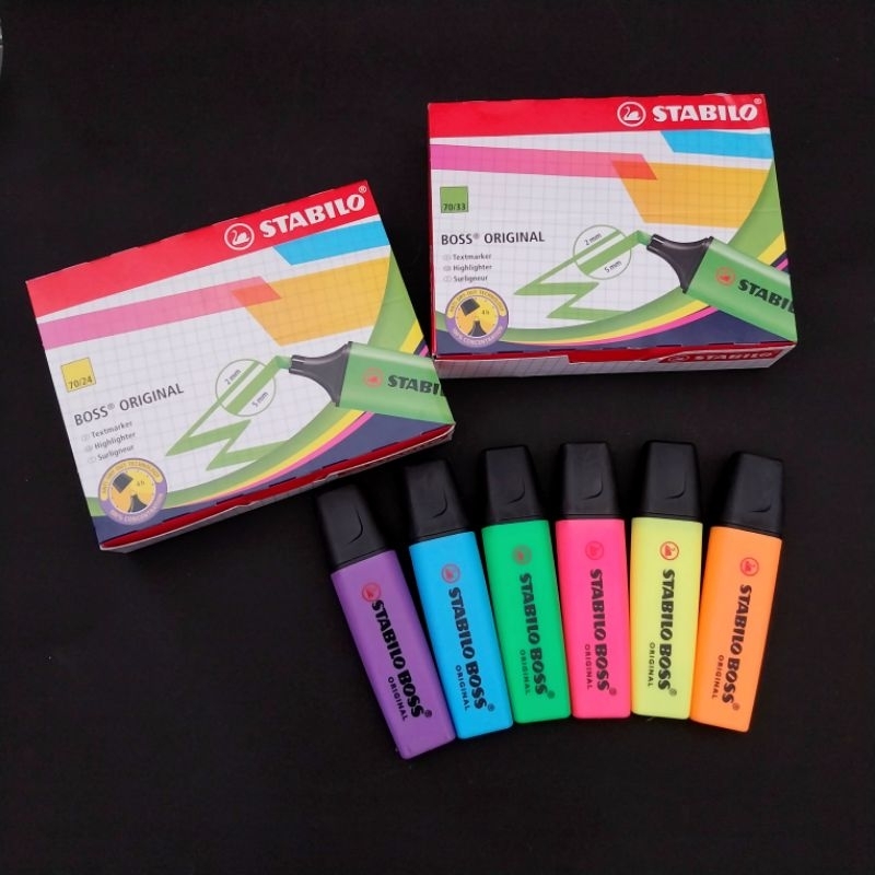 

(1 pack) Stabilo Boss / Spidol Highlighter / Stabilo Marker