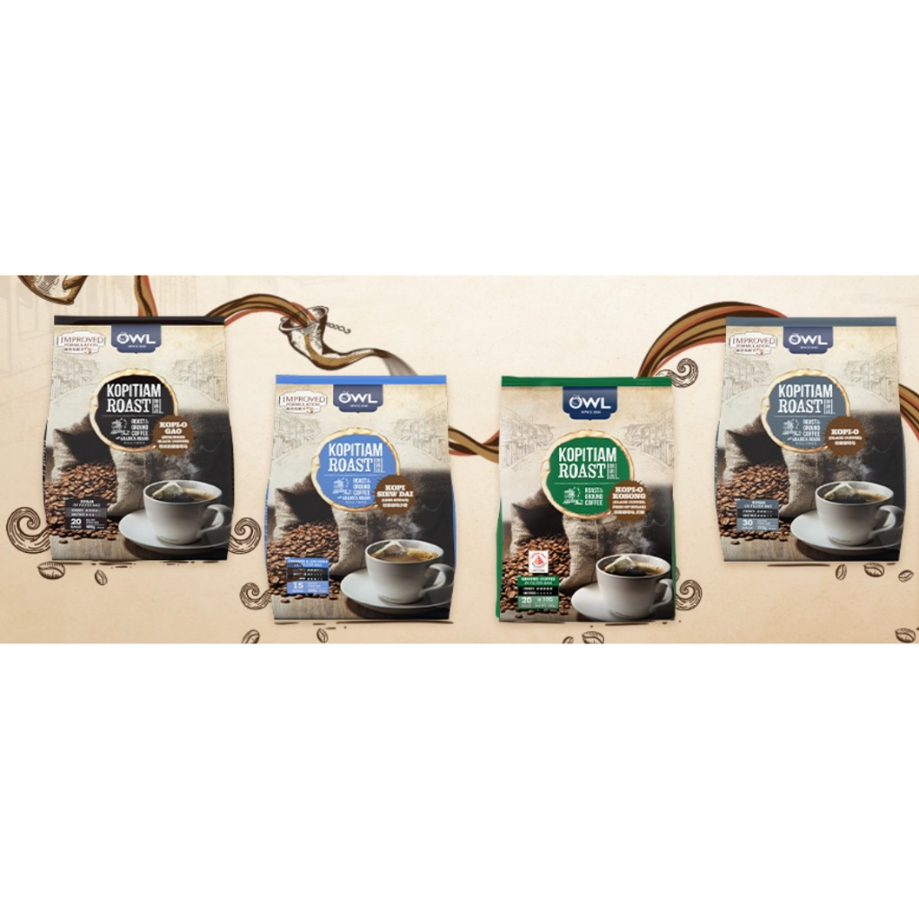 

Owl Kopitiam Roast & Ground Coffee Bags