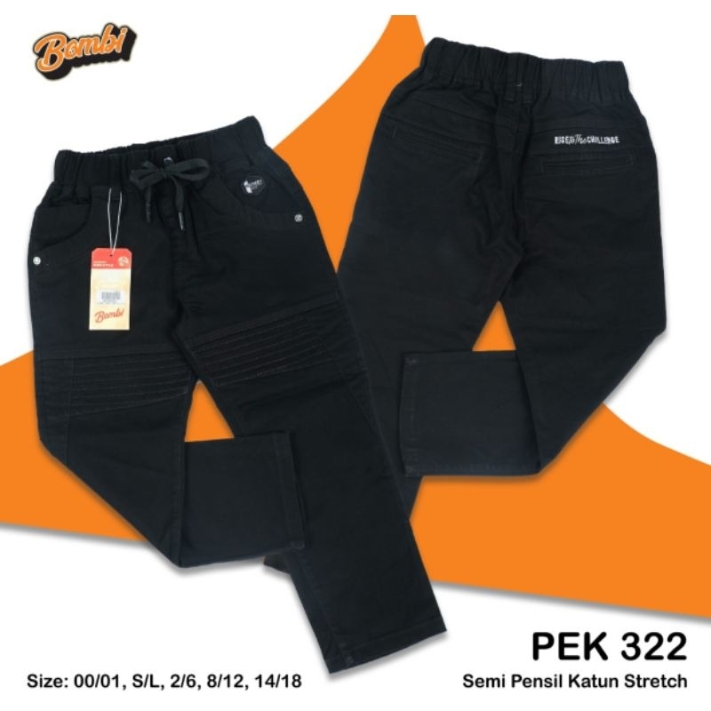 CELANA BOMBI ANAK KHUSUS HITAM