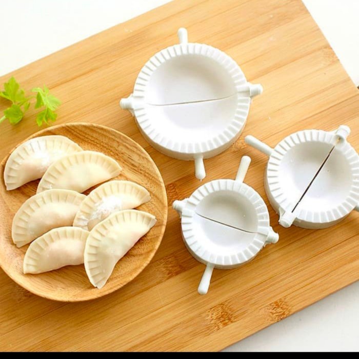 Cetakan pastel bulat bundar 1 set isi 3 dumpling mould dimsum bulat