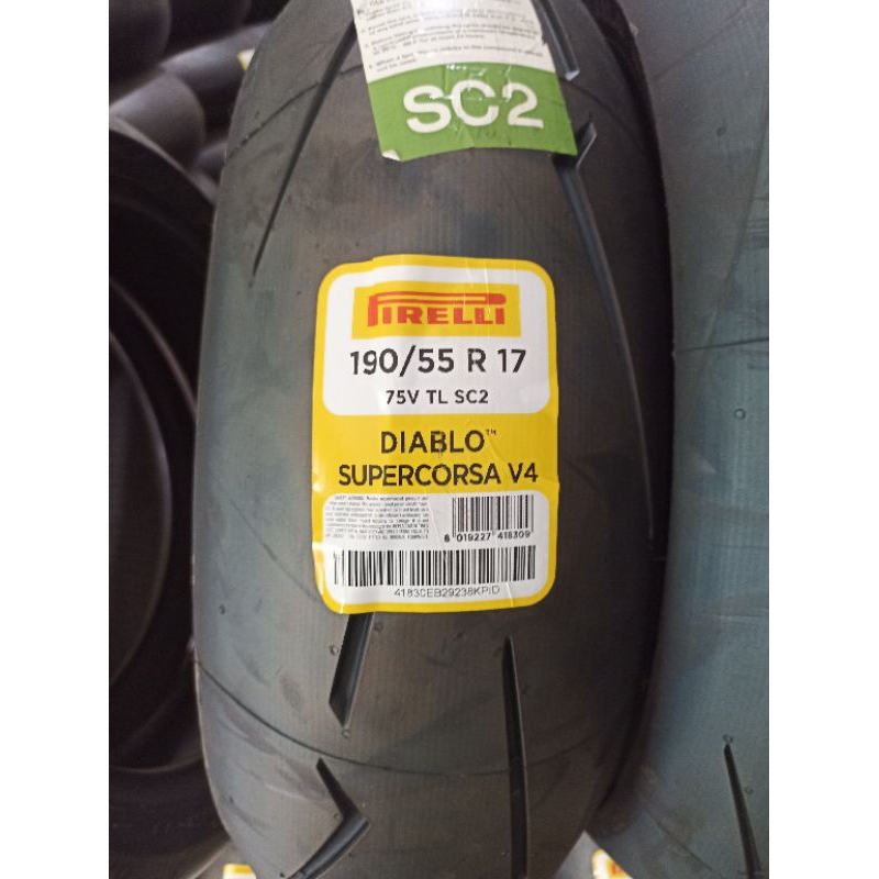 BAN MOTOR PIRELLI DIABLO SUPERCORSA V4 - 190/55 R 17