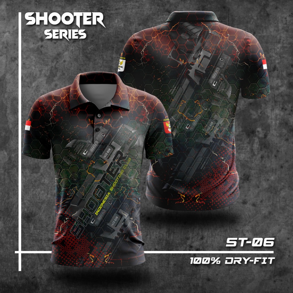 Jersey Shooter Perbakin Series Baju Menembak