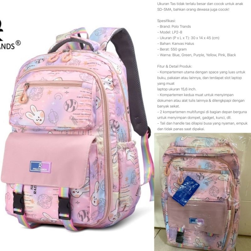 POLOTRANDS TAS KULKAS TAS RANSEL TAS KELINCI