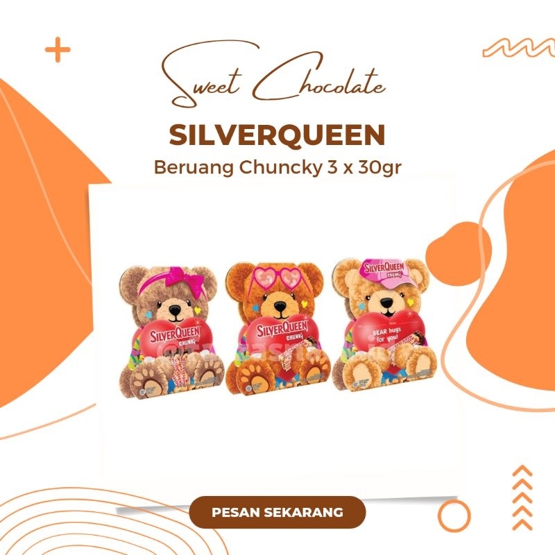 

Silverqueen Beruang 3 x 30gr