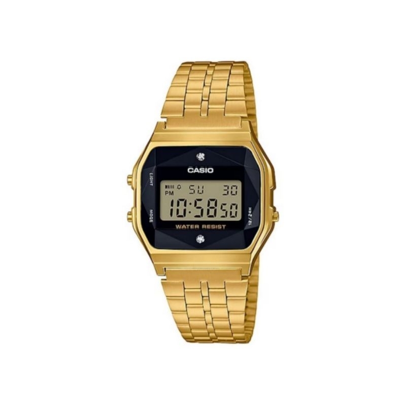 Casio A159-WGED Gold / Jam - Watch / Bekas - Second