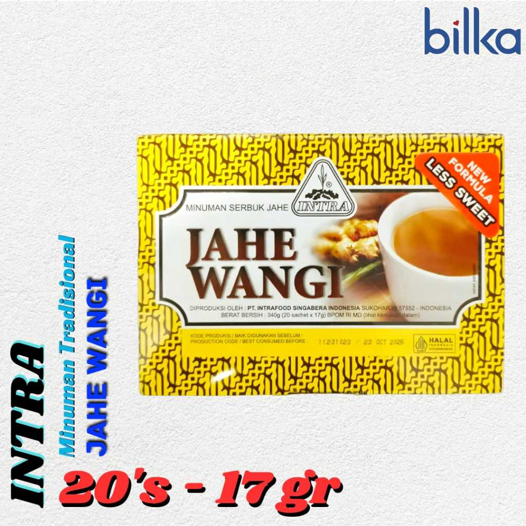 

INTRA Jahe Wangi 17gr/20sachet