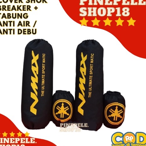 AQj 2 set sepasang sarung shock plus tabung sarung shock belakang cover shock belakang Ohlins NMax A