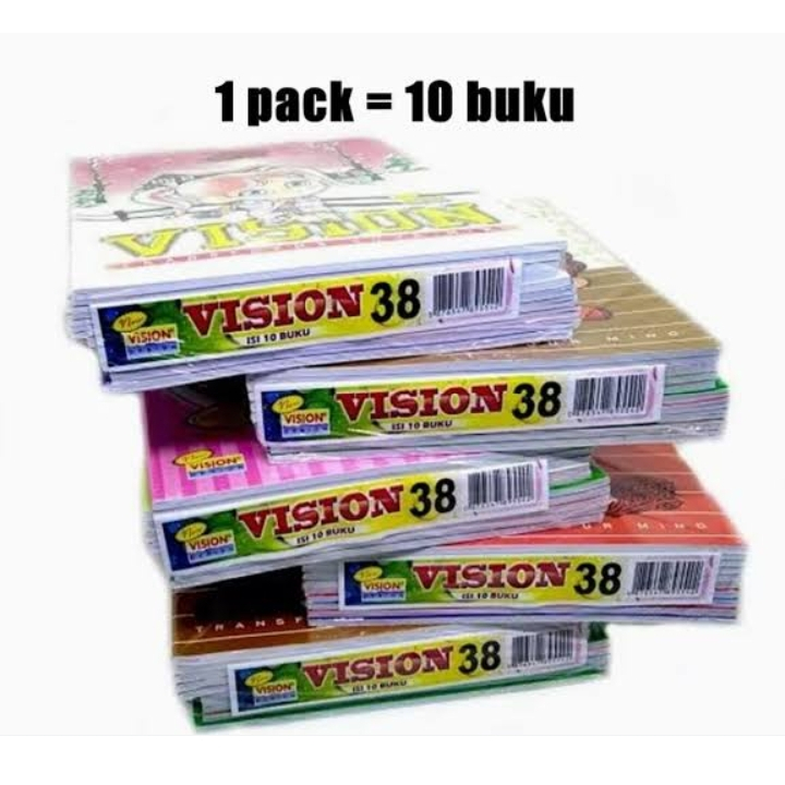 

Buku Tulis Vision Isi 38 1 Pak