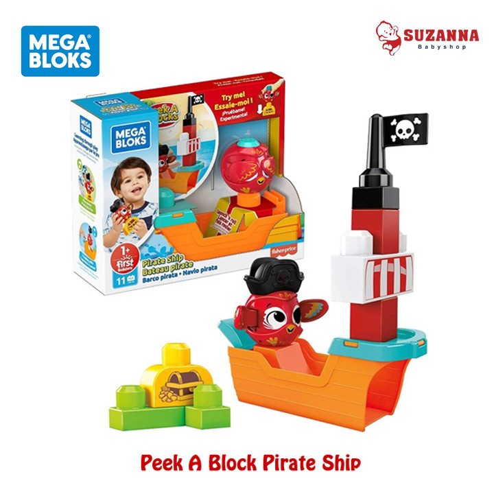 Mega Bloks Peek A Block Pirate Ship