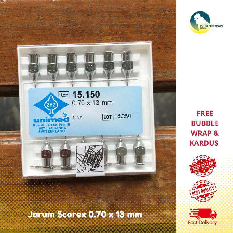 [1 PCS] JARUM SUNTIK SOCOREX 0.7 x 13 mm ORI MEDION