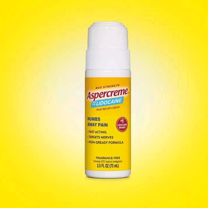 ASPERCREME LIDOCAINE FRAGRANCE-FREE PAIN RELIEF ROLL-ON Original USA