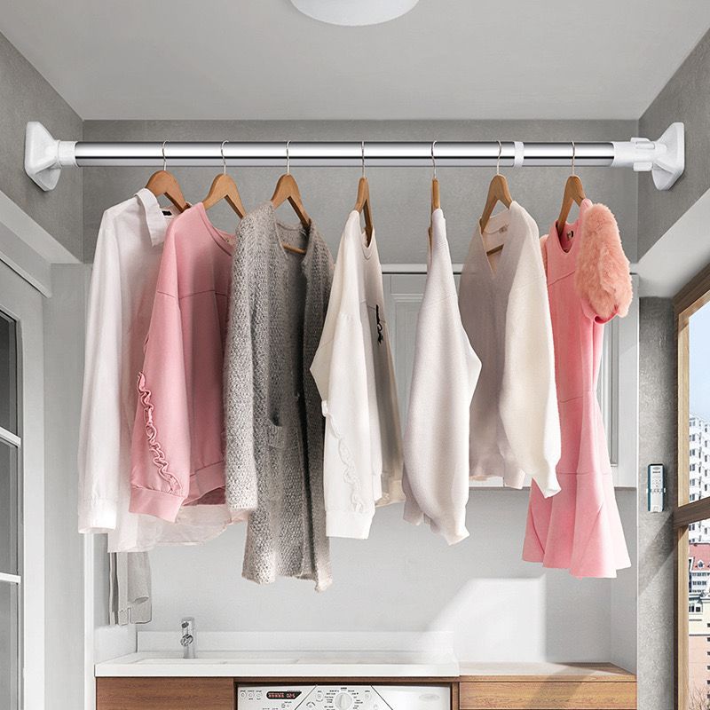 Tiang Fleksibel - Tiang Jemuran Baju - Tiang Rak Lemari - Tiang Kamar Mandi