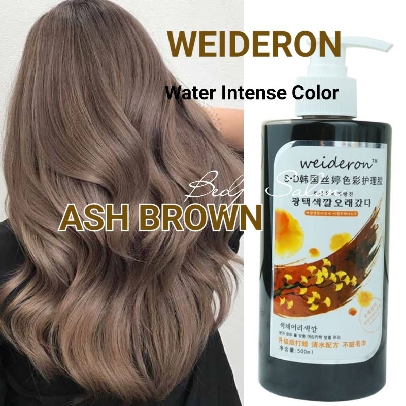 WEIDERON Water Intense Color Kode 25 Warna ASH BROWN