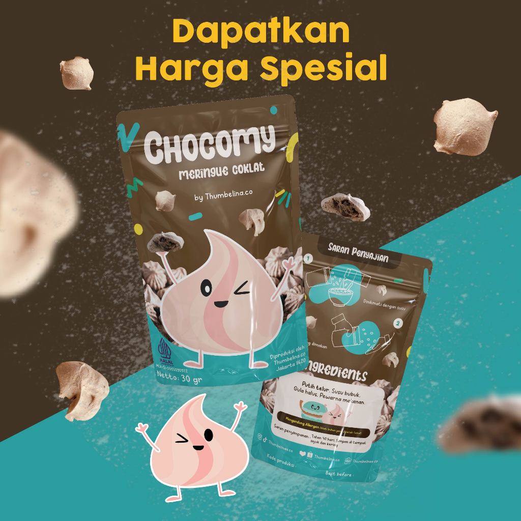 

PROMO HARGA CHOCOMY - MERINGUE COKLAT - CEMILAN MANIS