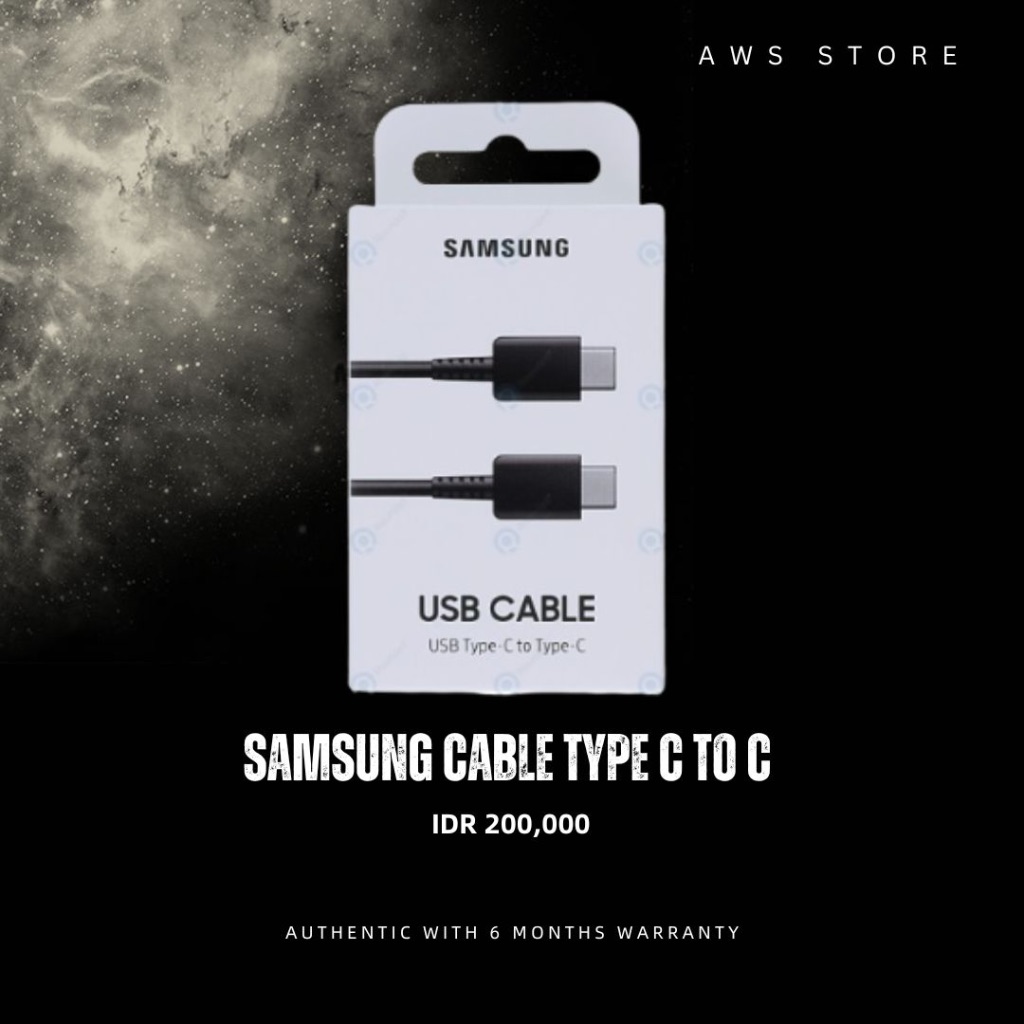 Samsung Type C to C
