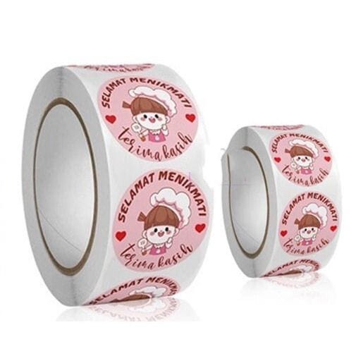 

Sticker Label Terima Kasih Selamat Menikmati 500pc Stiker Label Seal Makanan