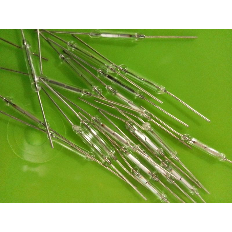 PS - Reed Switch 2*14 Mm Magnetic Reed Saklar Sensor NO(normally Open)DIY 2X14 ready