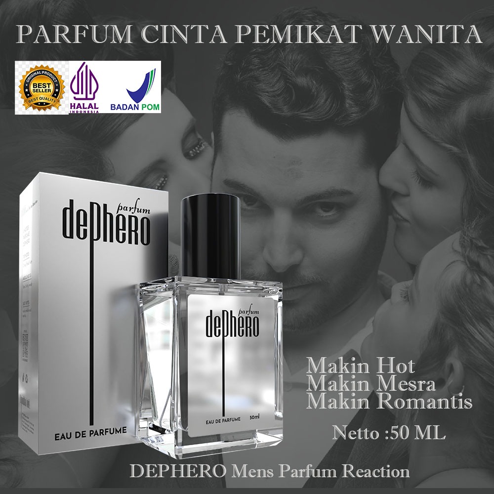 Parfum Pemikat Wanita DEPHERO PARFUM 50ML Parfume Pria BPOM