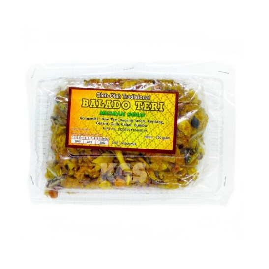 

BALADO TERI KACANG Mesran 250gr Oleh Oleh Khas Solo